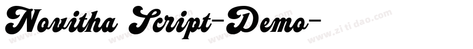 Novitha Script-Demo字体转换
